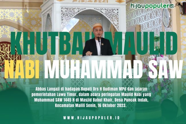 Ceramah Maulid: Perlakukan Semua Orang dengan Hormat Tanpa Dibatasi Identitas