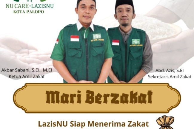 Mari Tunaikan Zakat Fitrah di LAZISNU Palopo