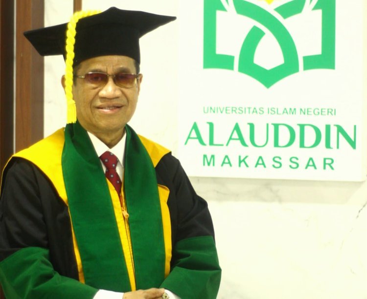 Ketua PWNU Sulsel dikukuhkan Sebagai Guru Besar UIN Alauddin Makassar