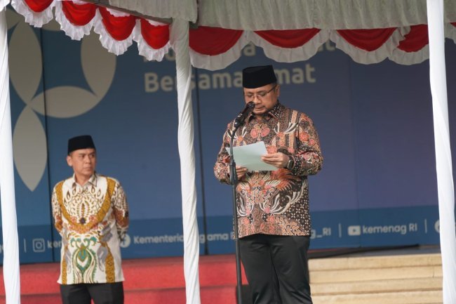 Hardiknas 2024, Menag Dukung Program Merdeka Belajar yang Memanusiakan Manusia!