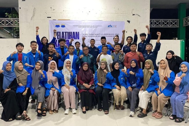 Hadiri PKD II PMII STAI DDI, Kakankemenag Maros Bahas Moderasi Beragama