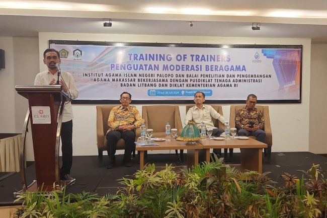 IAIN Palopo Gelar ToT Penguatan Moderasi Beragama, Gandeng Balitbang Makassar