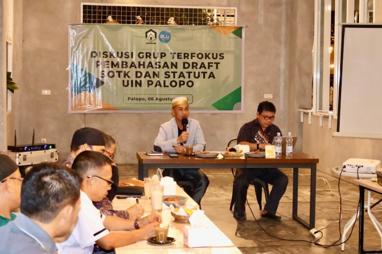 FGD Pembahasan Draft SOTK dan Statuta UIN Palopo