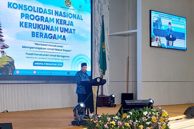 Kabag TU Kanwil Kemenag Sulsel Hadiri Konsolidasi Nasional Kerukunan Umat Beragama di Jakarta