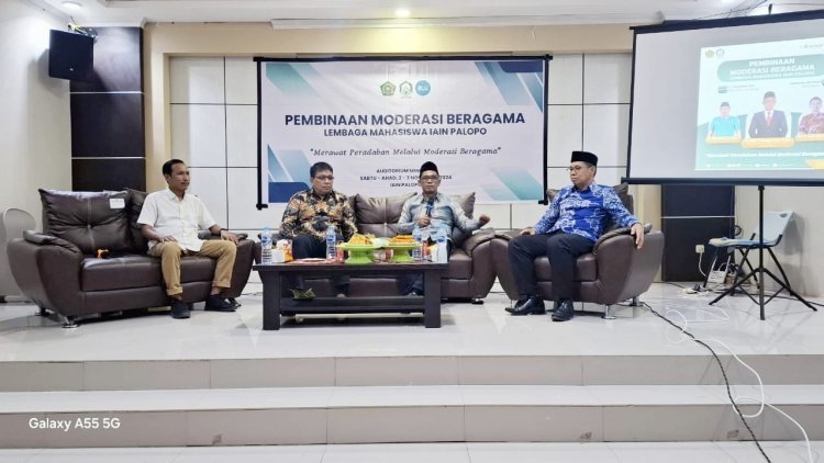 IAIN Palopo Hadirkan Kakankemenag Sulsel dalam Pembinaan Moderasi Beragama Kelembagaan Mahasiswa