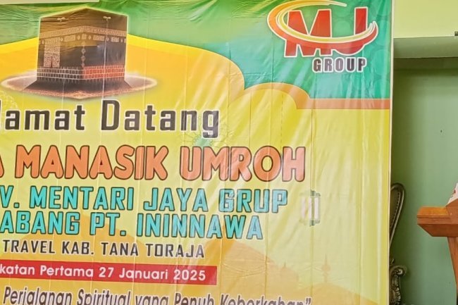 Kakankemenag Tana Toraja Buka Manasik Umroh PT Ininnawa