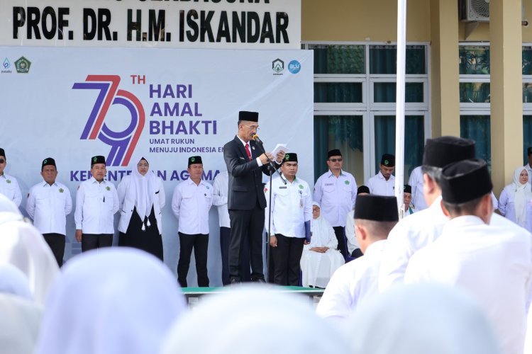 Gelar Upacara HAB ke-79 Kemenag, Rektor IAIN Palopo Kutip Pesan Menag