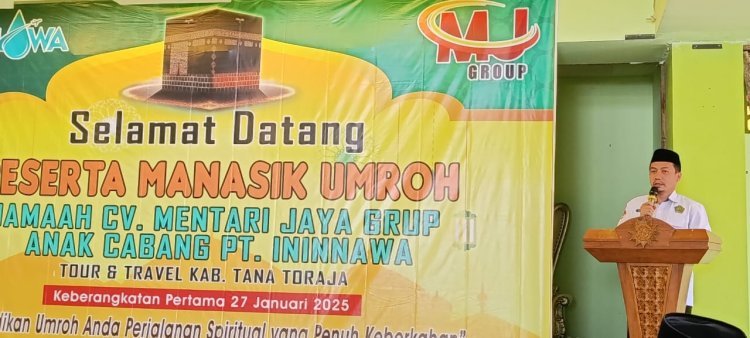 Kakankemenag Tana Toraja Buka Manasik Umroh PT Ininnawa