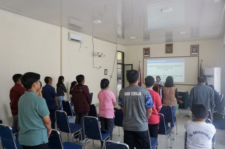 Bina Rohani, IAKN Toraja Rutin Ibadah Akhir Pekan