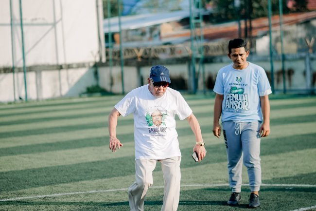 Semarak Harlah NU Ke-102, Ansor Gowa Gelar Fun Football