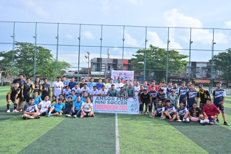 Perkuat Silaturrahim, Ansor Sulsel Gelar Fun Mini Soccer. Pemenangnya Gowa!