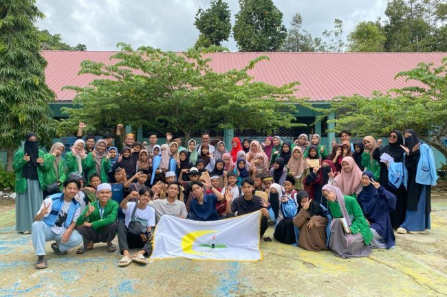 HMPS IAT IAIN Palopo Tebarkan Semangat Nilai-nilai Islam di Pedesaan