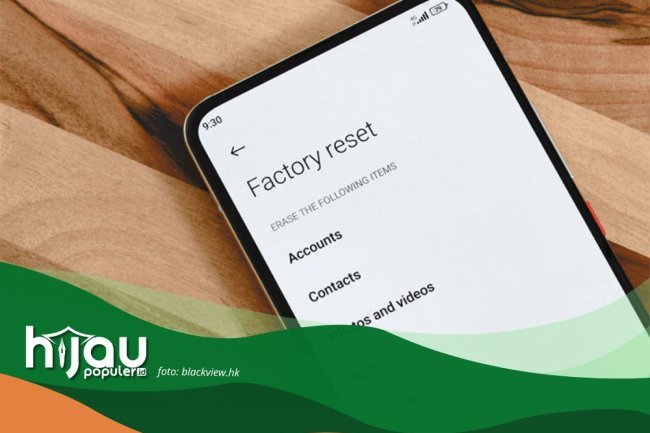 Idul Fitri Moment Resetting To Factory Default