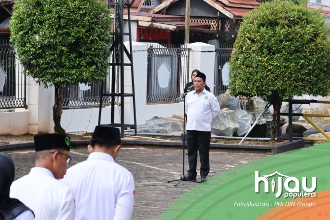 Apel Rutin Tiap Senin, Ini Pesan Warek II UIN Palopo