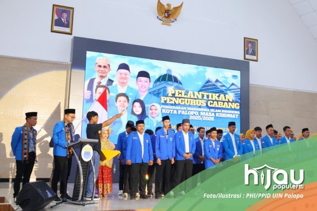 75 Pengurus PMII Palopo Dilantik Sekjend PB di Auditorium Phinisi UIN Palopo