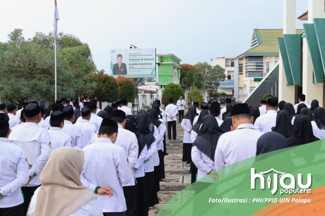Pesan Rektor UIN Palopo dalam Apel Rutin; Hadir dan Bekerja Karena Negara