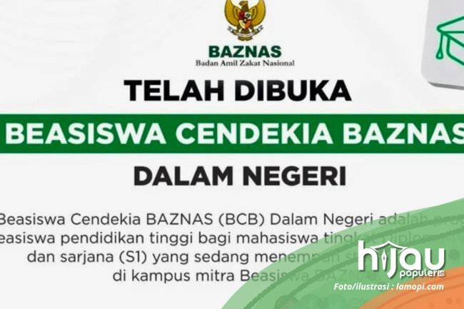 Buruan Daftar, Hari Ini Pendaftaran Beasiswa Cendekia BAZNAS 2025 Resmi Dibuka