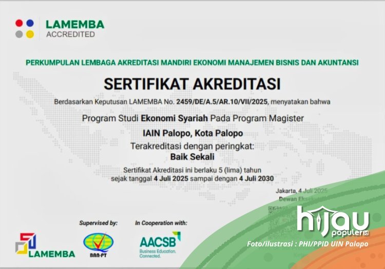 1 Lagi Prodi UIN Palopo Terakreditasi Baik Sekali, Teranyar di Pascasarjana