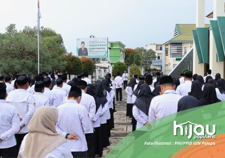 Pesan Rektor UIN Palopo dalam Apel Rutin; Hadir dan Bekerja Karena Negara
