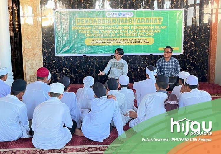 Prodi MPI UIN Palopo Gelar PKM Literasi Edupreneurship Ma’had Tahfidzul Qur’an Wipa Lona Bone