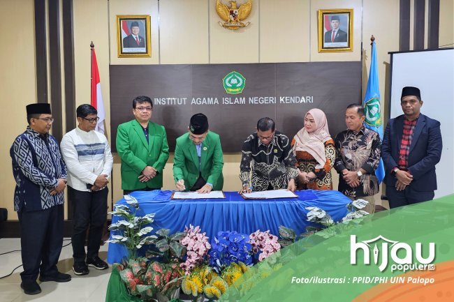 Perkuat Kerja Sama Tri Dharma PT, UIN Palopo dan IAIN Kendari Teken MoU