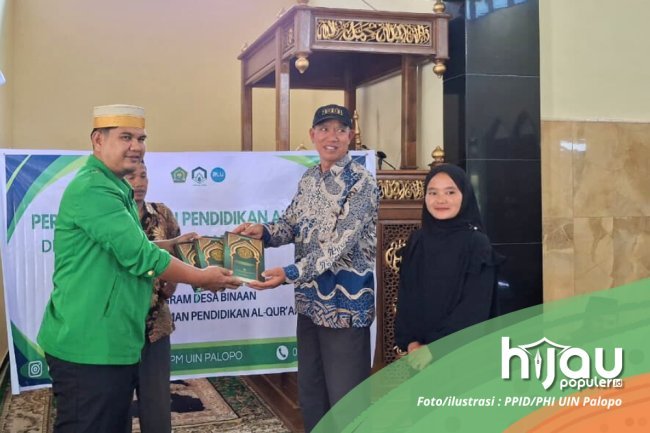 LP2M UIN Palopo Resmikan TPA dan Bagikan Mushaf di Desa Rinding Allo
