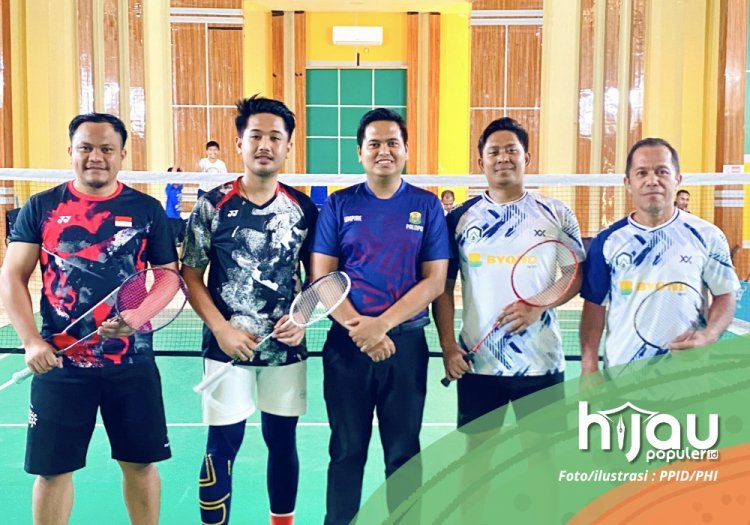 Pertandingan Bulu Tangkis Internal UINP, Semarak Hari Kemerdekaan RI ke-80