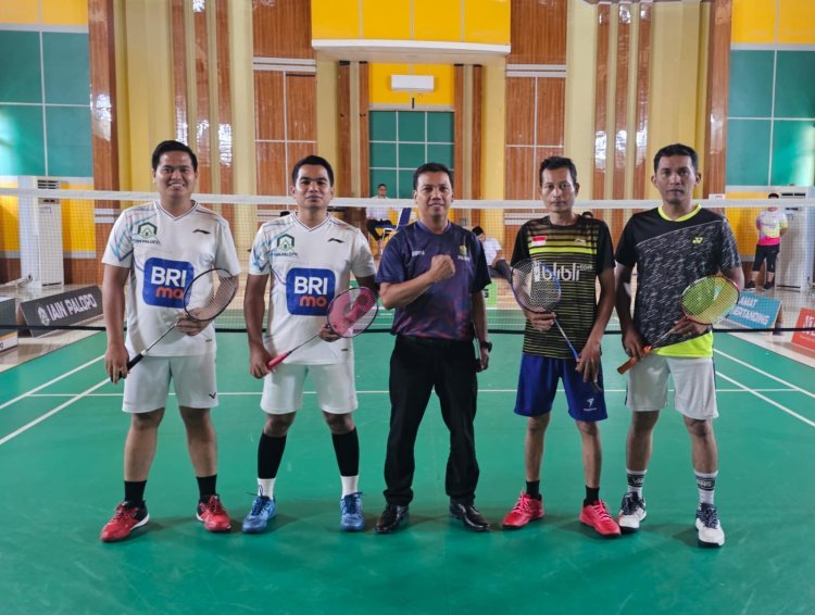Pertandingan Bulu Tangkis Internal UINP, Semarak Hari Kemerdekaan RI ke-80