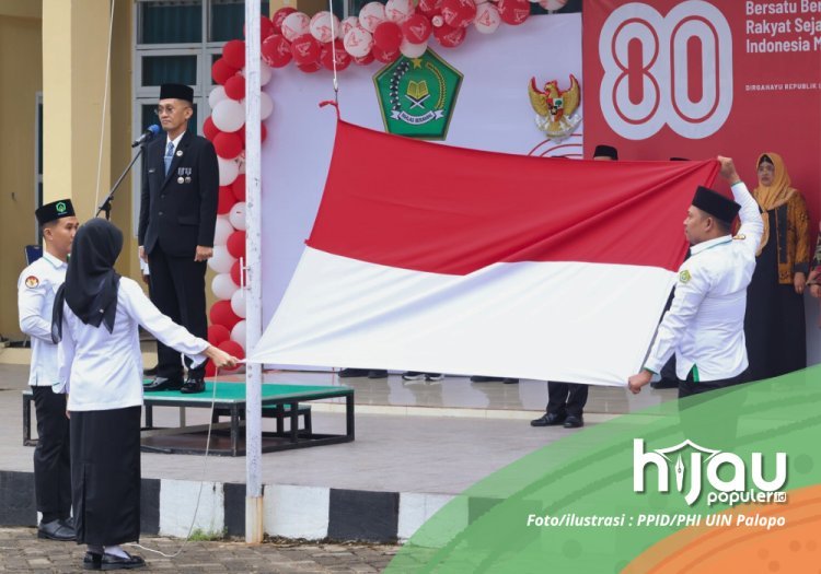 UIN Palopo Gelar Upacara Bendera HUT RI 2025, Diisi Dengan Penganugerahan Satyalancana