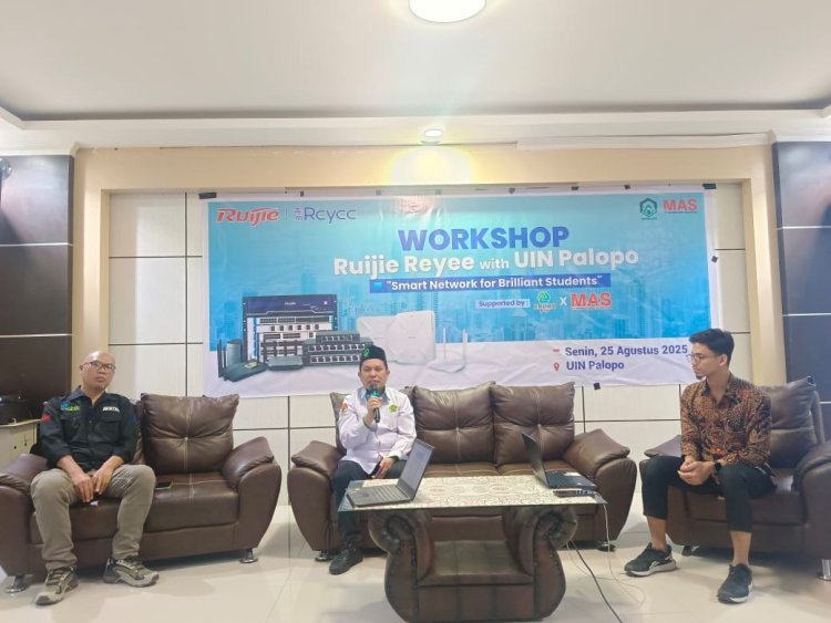 Brand Ruijie Reyee Gelar Workshop di UIN Palopo, Dorong Smart Network Bagi Mahasiswa