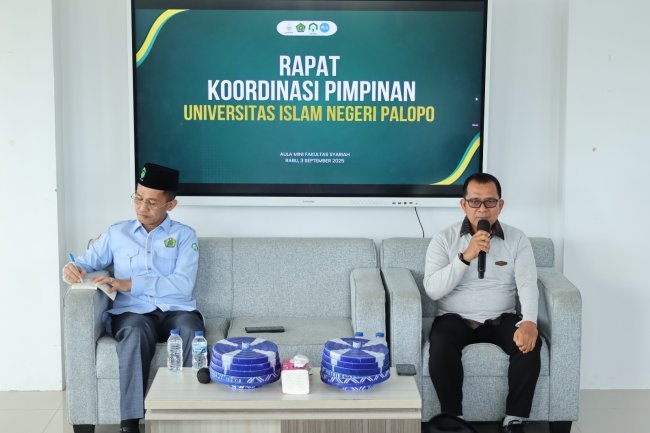 Rektor UIN Palopo Pimpin Rakor, Bahas Serapan Anggaran hingga Persiapan Wisuda