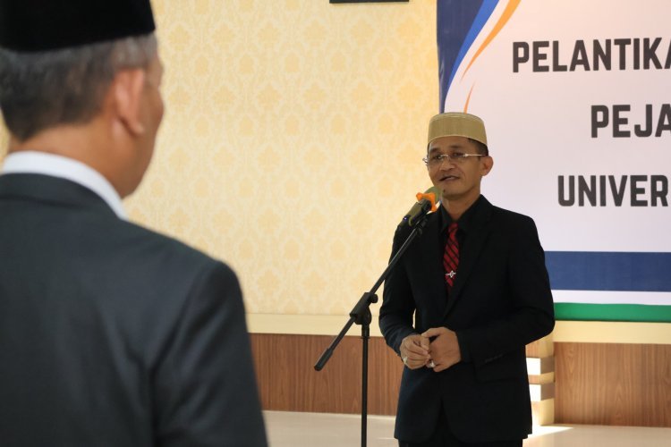 Wujudkan Layanan Prima,  Rektor Lantik 9 Pejabat Baru UIN Palopo