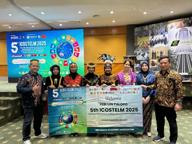 UIN Palopo Perkuat Jejaring Kampus ASEAN di ICOSTELM Malaysia 2025