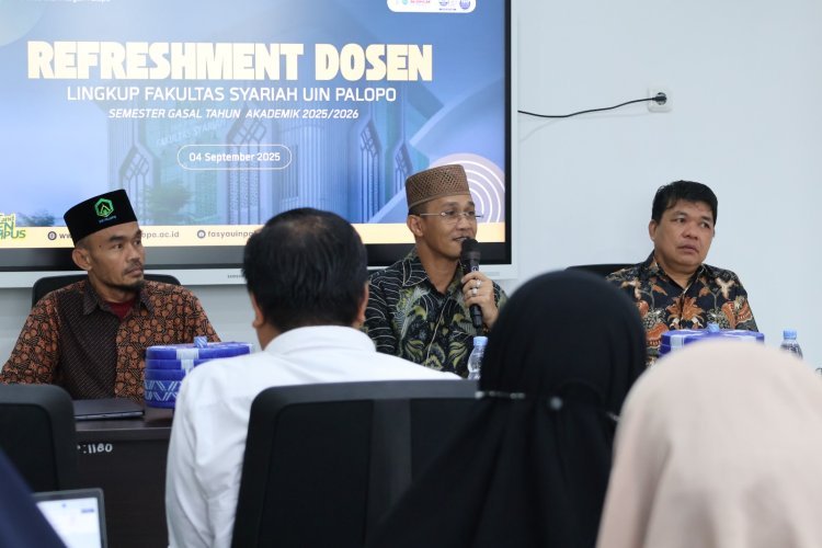 Refresfment Dosen Fakultas Syariah UIN Palopo, Rektor Dorong Tingkatkan Budaya Baca