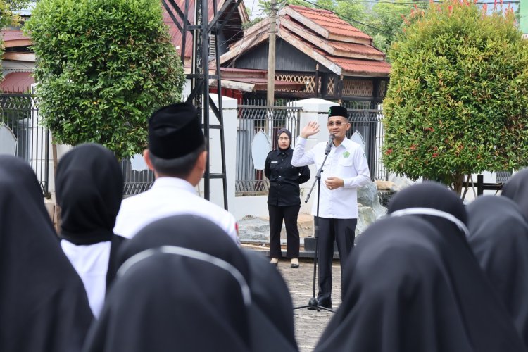 Rektor UIN Palopo Harap Jaga Kualitas Kerja, Disampaikan dalam Apel Rutin