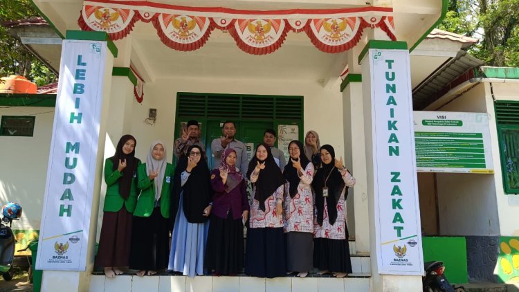 Dosen dan Mahasiswa Prodi AKS FEBI UIN Palopo Dampingi Baznas Lutim Pra-Audit Syariah