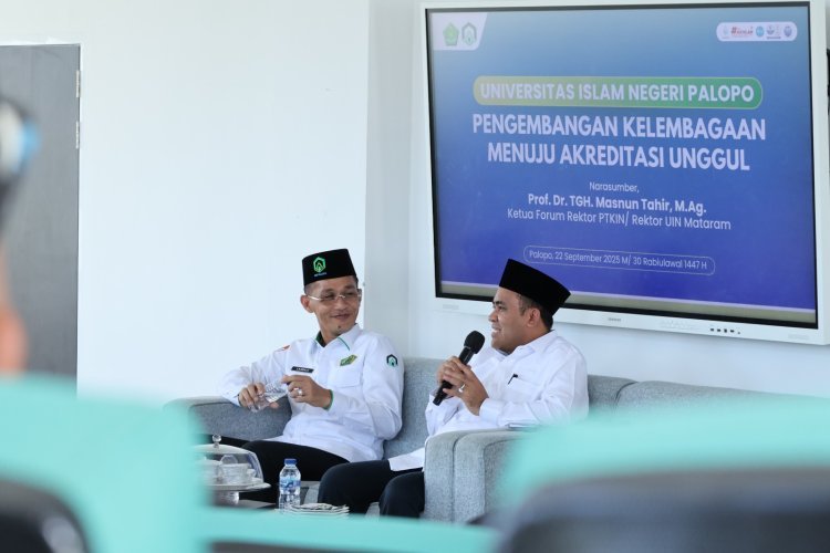 Ketua Forum Rektor PTKN Bahas Pengembangan Kelembagaan dan Akreditasi di UIN Palopo