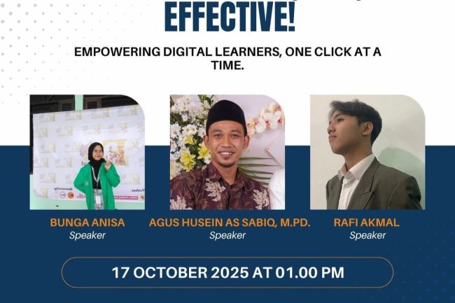 Santri dan Mahasiswa Belajar Bahasa Inggris Era Digital: Smart, Fun and Effective