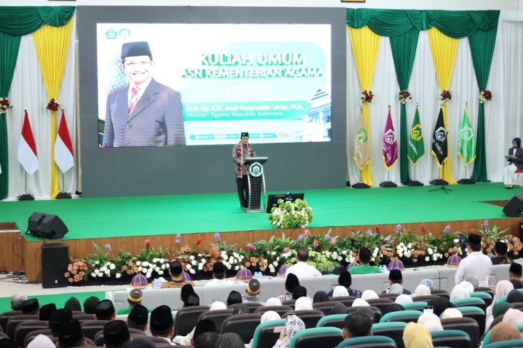 Menteri Agama RI Berikan Kuliah Umum dan Pembinaan ASN di UIN Palopo