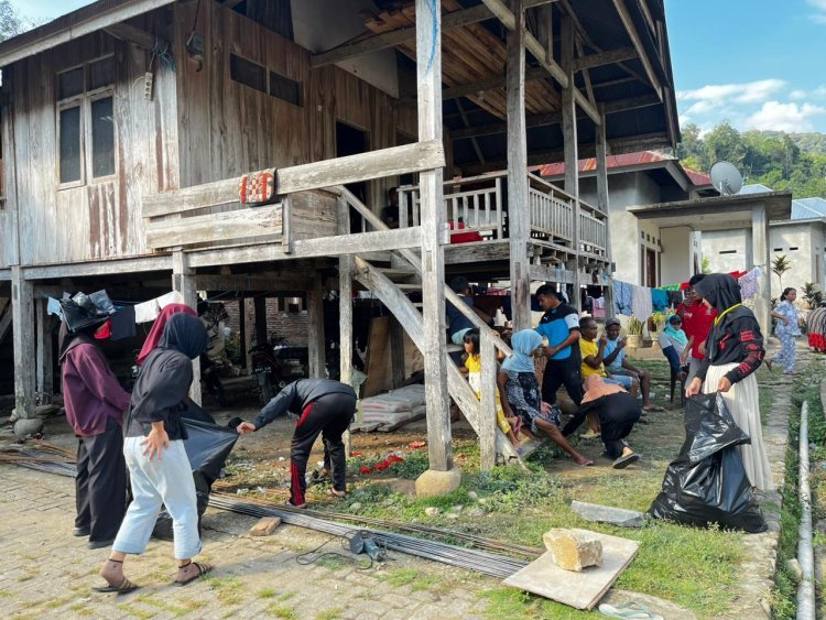 UKK Olahraga Timpa'raga UIN Palopo Baksos Peduli Lingkungan di Murante