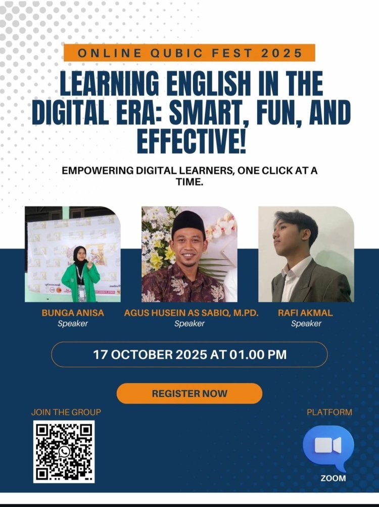 Santri dan Mahasiswa Belajar Bahasa Inggris Era Digital: Smart, Fun and Effective