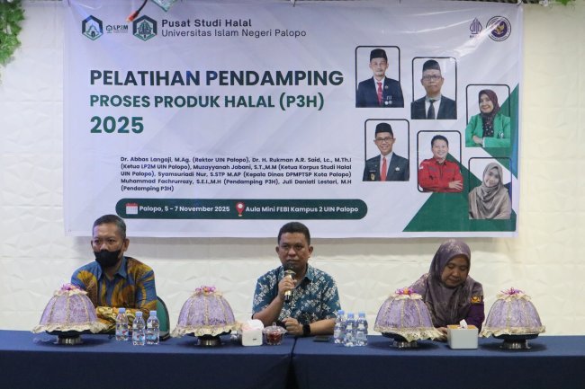 Peserta Membludak, Pelatihan Pendampingan Produk Halal UIN Palopo Dibuka 3 Batch