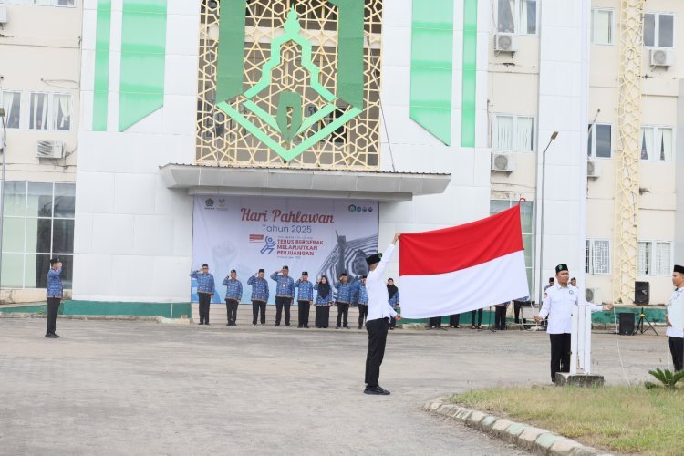 Upacara Bendera Hingga Donor Darah Warnai Peringatan Hari Pahlawan Nasional di UIN Palopo