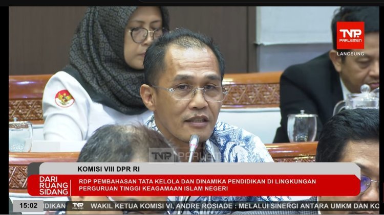 RDP dengan Komisi VIII DPR RI, Rektor UIN Palopo Sampaikan Aspirasi PTKIN Wilayah Timur Indonesia