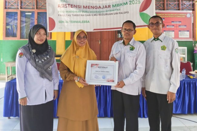 Perkuat Kemitraan Sekolah, Prodi PGMI UIN Palopo Tarik Mahasiswa MBKM di SDN 24 Temmalebba