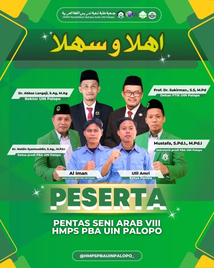 Bahasa Arab dan Inspirasi Perubahan: Seminar Nasional Pesiar VIII Hadirkan Legislator Lutim di UIN Palopo