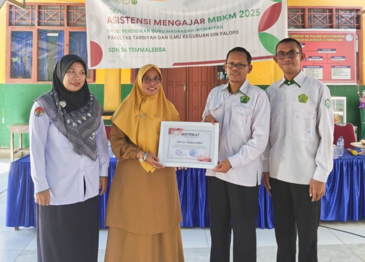 Perkuat Kemitraan Sekolah, Prodi PGMI UIN Palopo Tarik Mahasiswa MBKM di SDN 24 Temmalebba