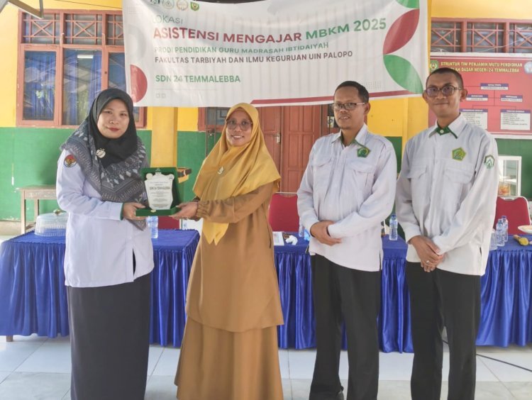 Perkuat Kemitraan Sekolah, Prodi PGMI UIN Palopo Tarik Mahasiswa MBKM di SDN 24 Temmalebba