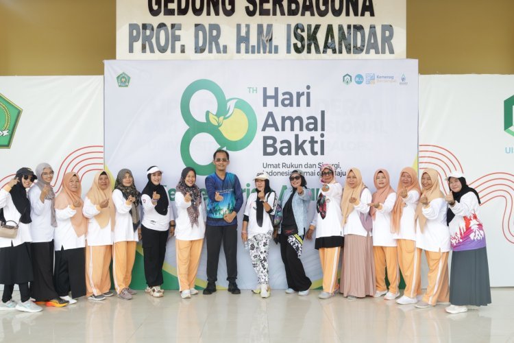 HAB ke-80 Kemenag RI di UIN Palopo: Senam Sehat, Layanan Kesehatan, dan Kebersamaan