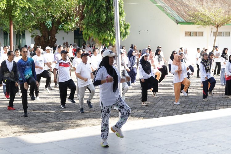 HAB ke-80 Kemenag RI di UIN Palopo: Senam Sehat, Layanan Kesehatan, dan Kebersamaan